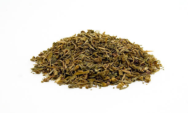istock Pile of Basil Leaves 96661306