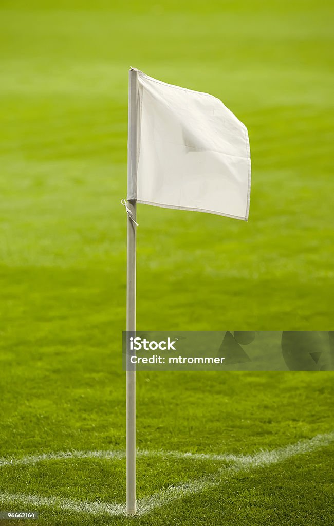 Campo de futebol - Foto de stock de Bandeira royalty-free