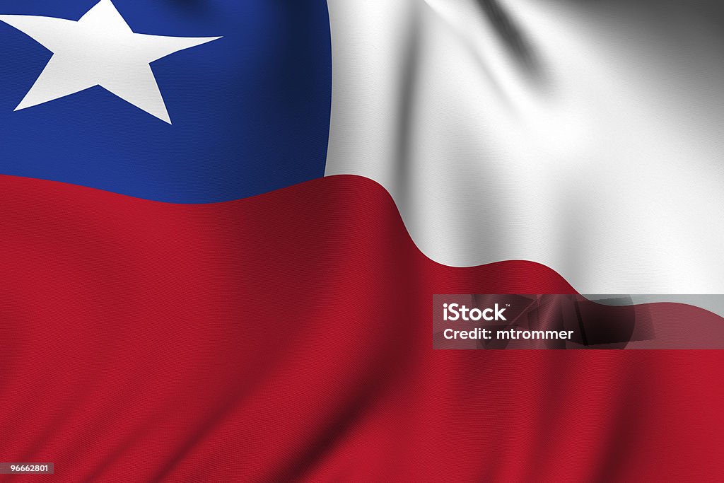 Resi Bandiera del Cile - Foto stock royalty-free di America Latina
