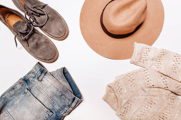 istock jeans and a sweater are on a white background 966629914