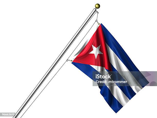 Isolated Cuban Flag Stock Photo - Download Image Now - Cuban Flag, Cut Out, Caribbean