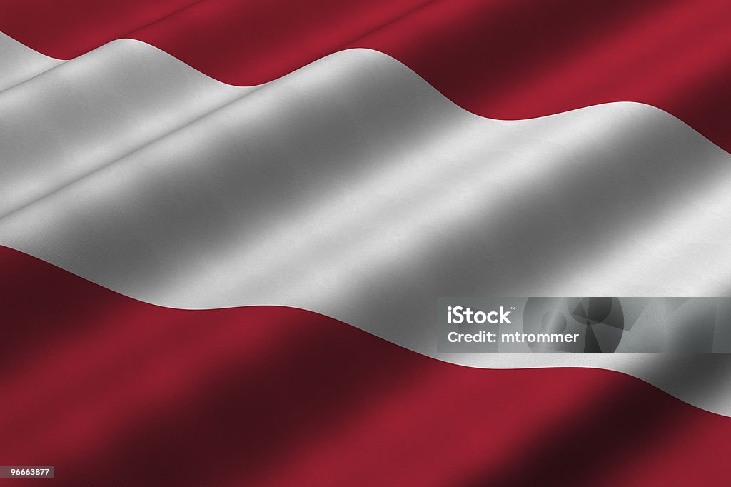 Bandeira Austríaca - Foto de stock de Bandeira royalty-free