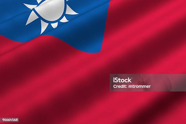 Bandiera Di Taiwan - Fotografie stock e altre immagini di Asia - Asia, Bandiera, Bandiera di Taiwan