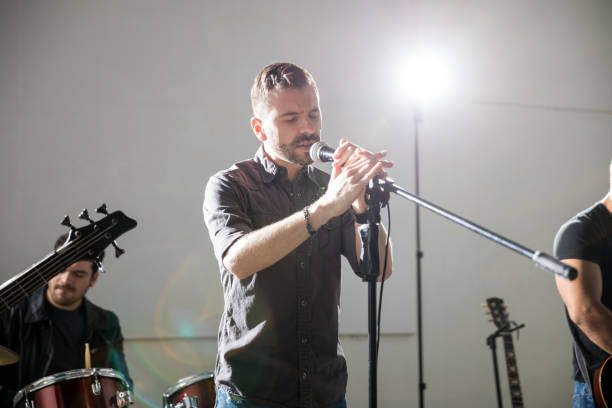 istock Singing a melodious song in concert 966649460