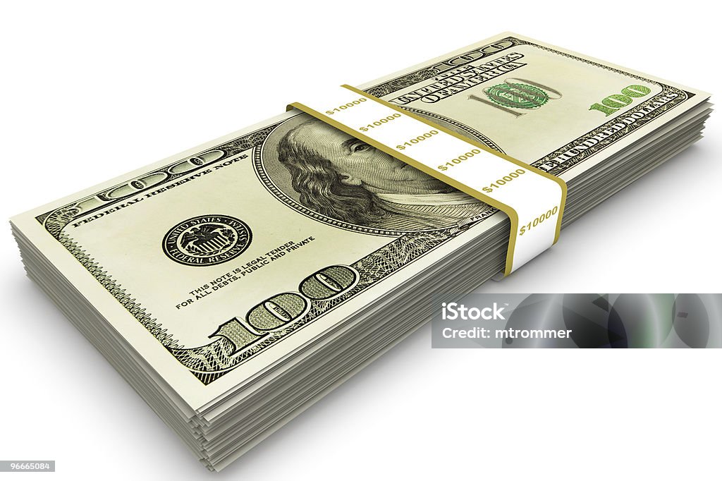 Dziesięć tysięcy dolarów - Zbiór zdjęć royalty-free (Banknot USA)