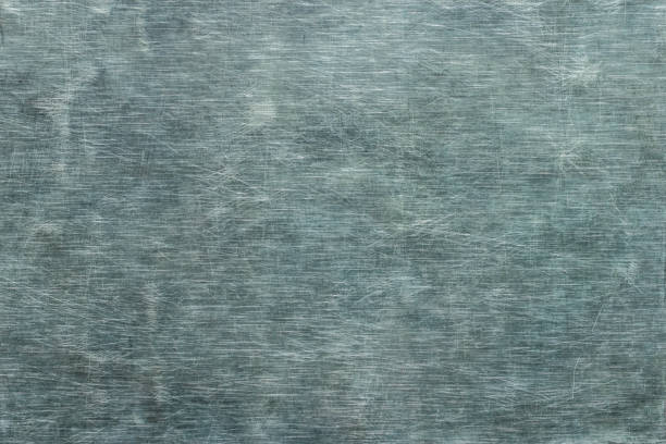 istock Brushed green scratched metal texture 966651744