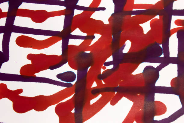 istock Purple and Red paint background 966652082