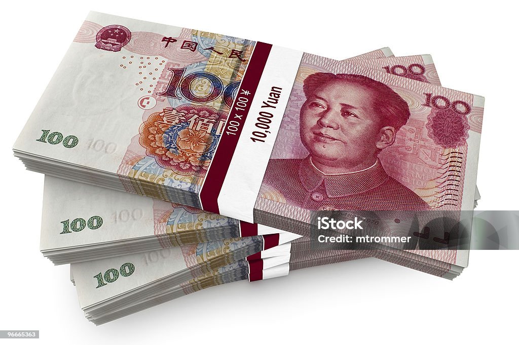 100 元束 - アジアの貨幣のロイヤリティフリーストックフォト