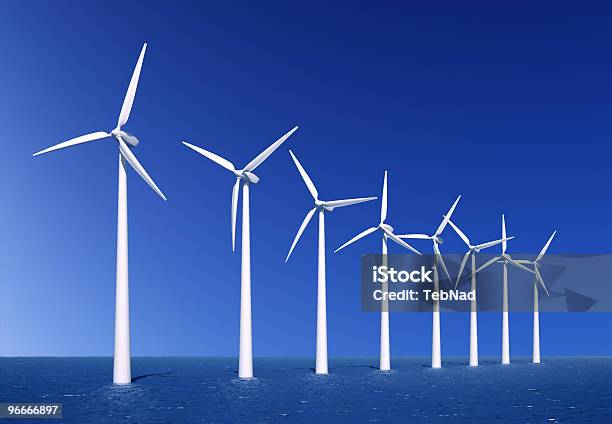 風力タービン - 海のストックフォトや画像を多数ご用意 - 海, 風力発電機, 風力発電