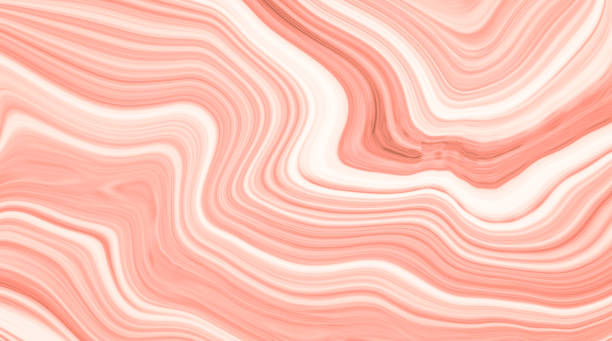 istock Colourful paintings of marbling, orange marble ink pattern texture abstract background. Can be used for background or wallpaper 966689412