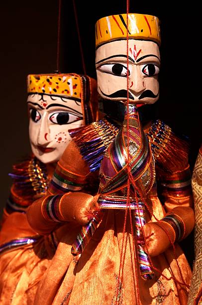Musical Puppet rajasthani puppets stock pictures, royalty-free photos & images
