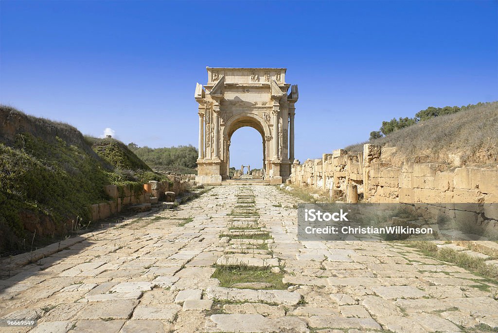 Leptis Magna - Royalty-free Romano Foto de stock