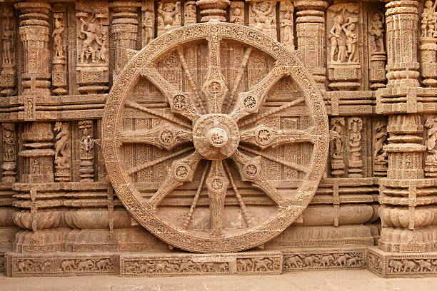 Konark Wheel  odisha stock pictures, royalty-free photos & images