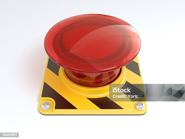 Gran Botón Rojo Foto de stock y más banco de imágenes de Botón pulsador - Botón pulsador, Rojo, Color - Tipo de imagen