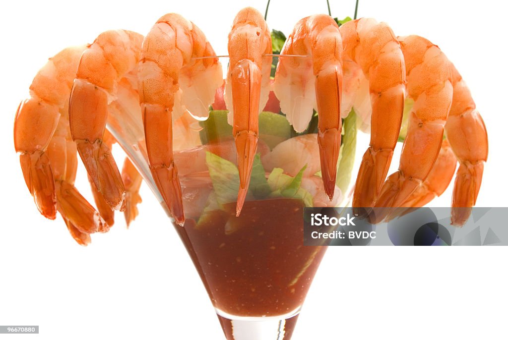 Shrimp Cocktail  Appetizer Stock Photo