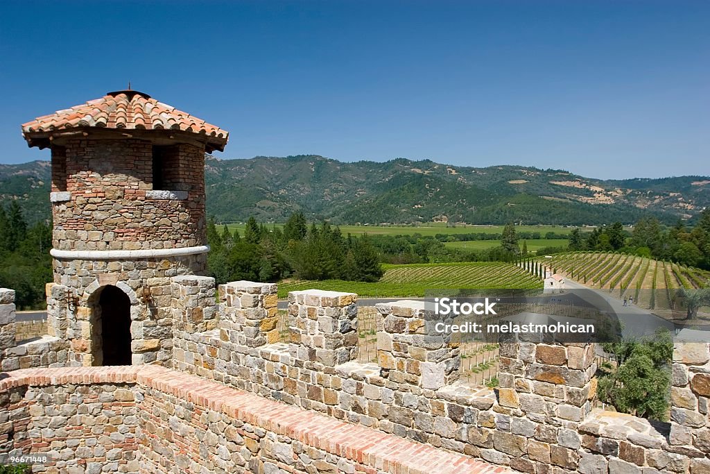 structure du château de la vallée de Napa, en Californie - Photo de Napa Valley libre de droits