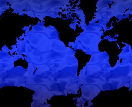 Blue 0 Map Blue Projection Map Stock Photo - Download Image Now - Abstract ...
