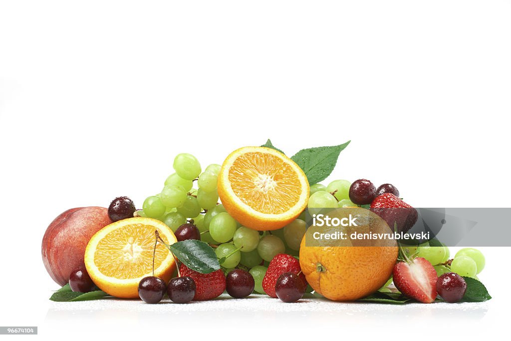 A group of healthy fruit for still life  Still-life of fresh fruits Berry Fruit Stock Photo