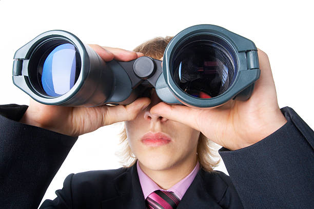 istock The man with field-glass 96674312
