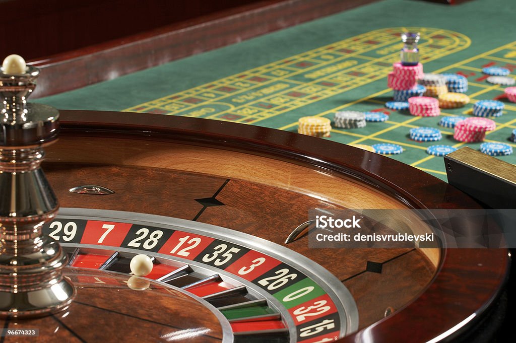 Roulette im casino - Lizenzfrei Las Vegas Stock-Foto