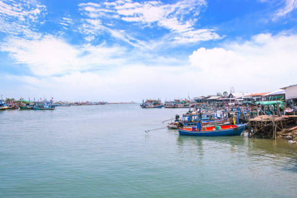 istock Fishing boats at the shore 966750408