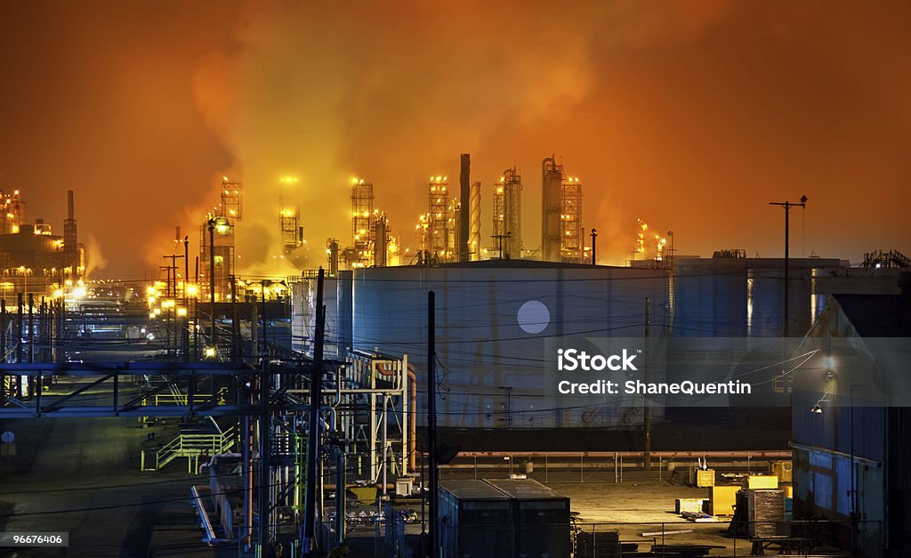 Industrielle Motiv - Lizenzfrei Abenddämmerung Stock-Foto