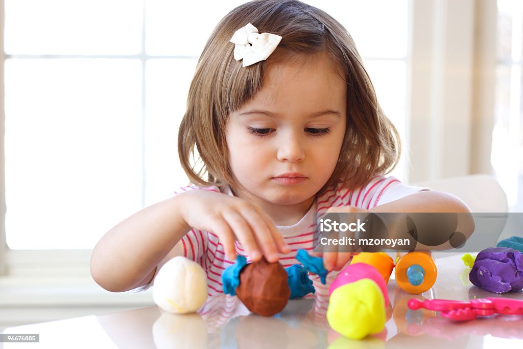Playdough jogo - Foto de stock de Plastilina royalty-free
