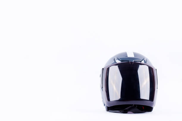 istock motorcycle helmet on white background helmet safety object isolated 966769098