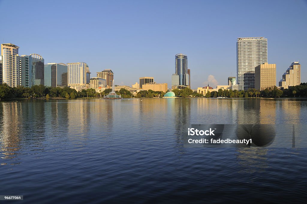 Skyline der Innenstadt von Orlando - Lizenzfrei Orlando - Florida Stock-Foto