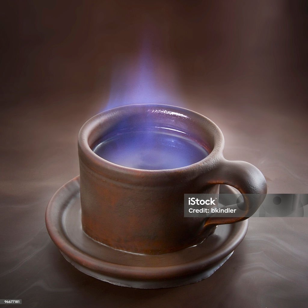 Chocolate Quente - Royalty-free Flambé Foto de stock