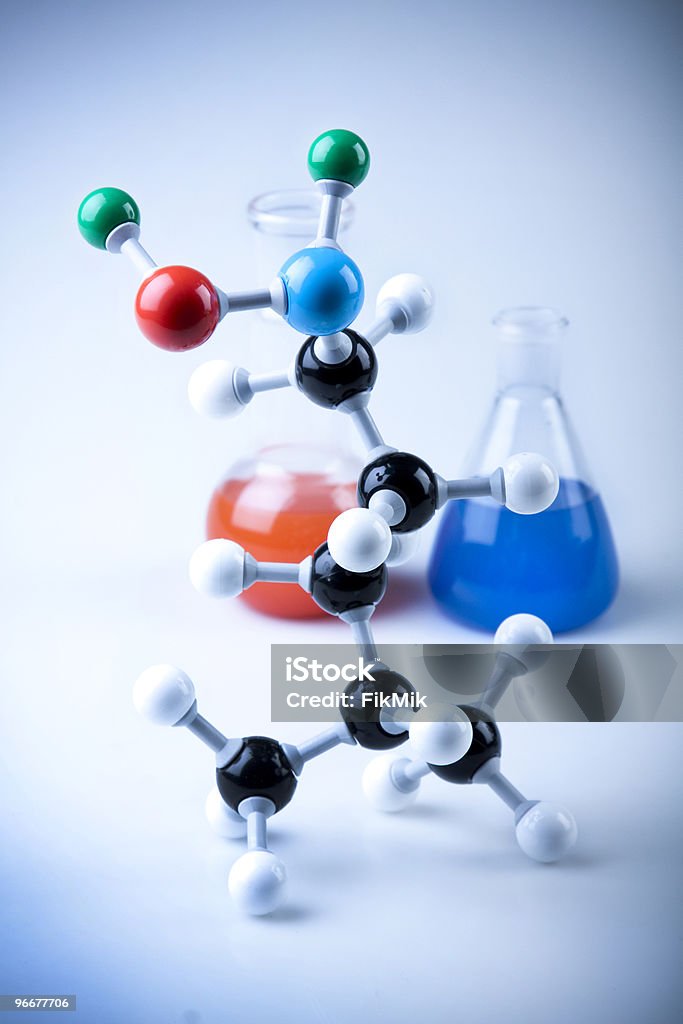 Estructura Molecular - Foto de stock de Ciencia libre de derechos