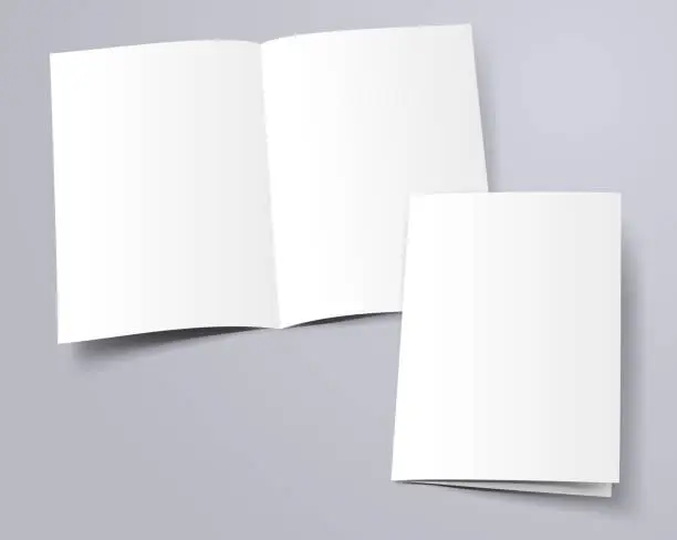 Vector illustration of folder template