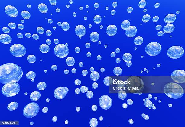 Tinybubbles Foto de stock y más banco de imágenes de Agua - Agua, Azul, Burbuja