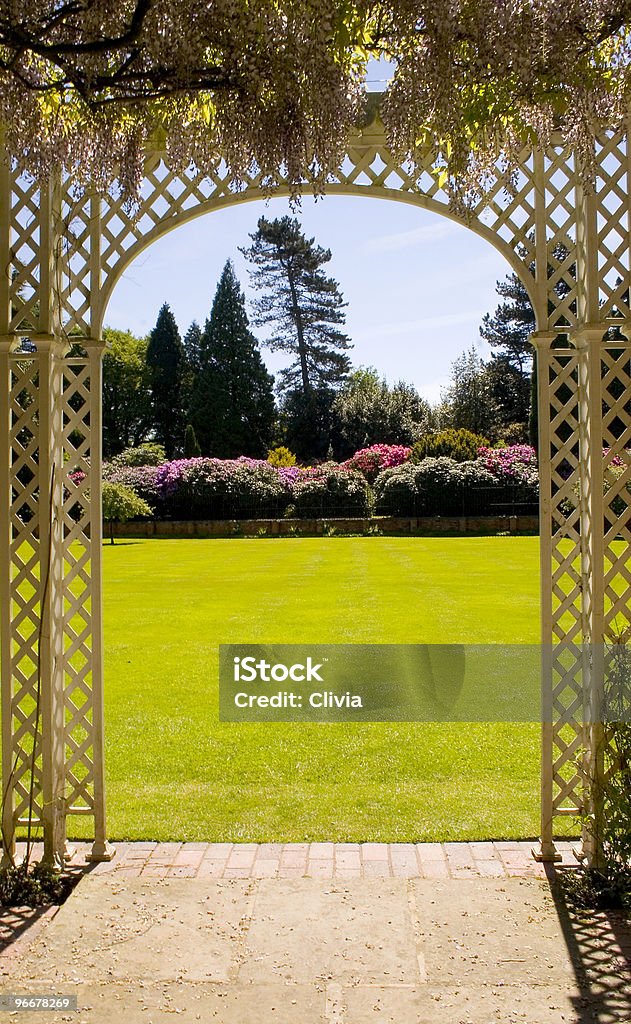 pergola  Border - Frame Stock Photo