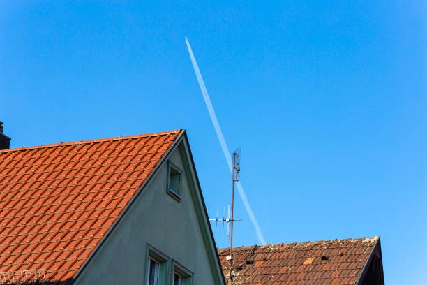 Plane flying over us