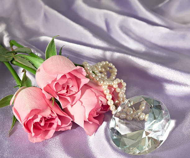 istock Rosebuds, diamond and pearls 96678605
