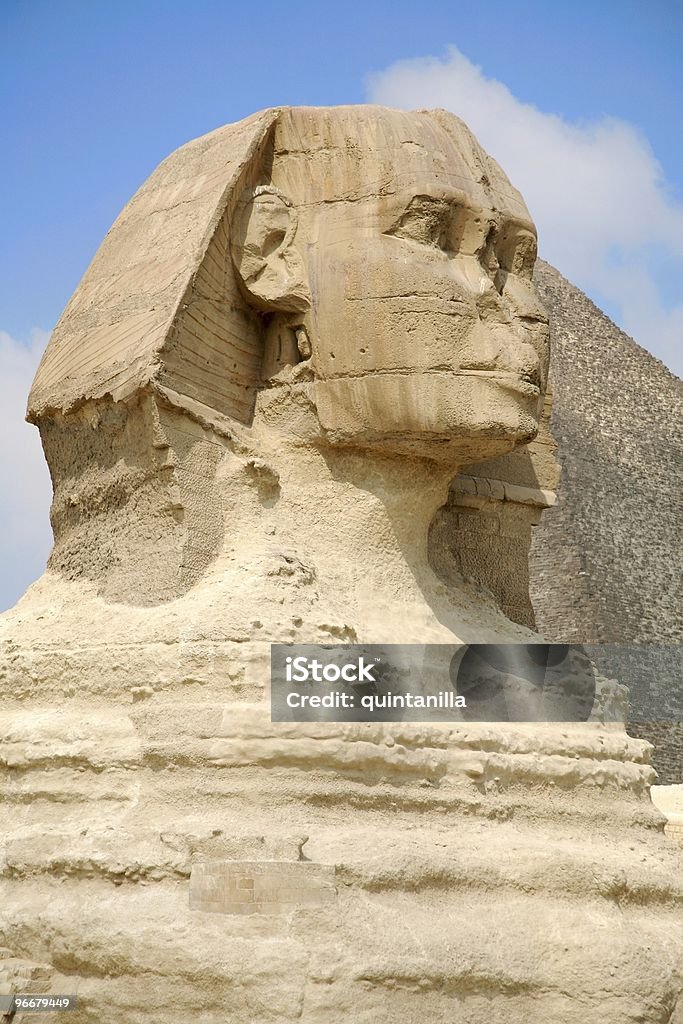 sphinx head  Africa Stock Photo