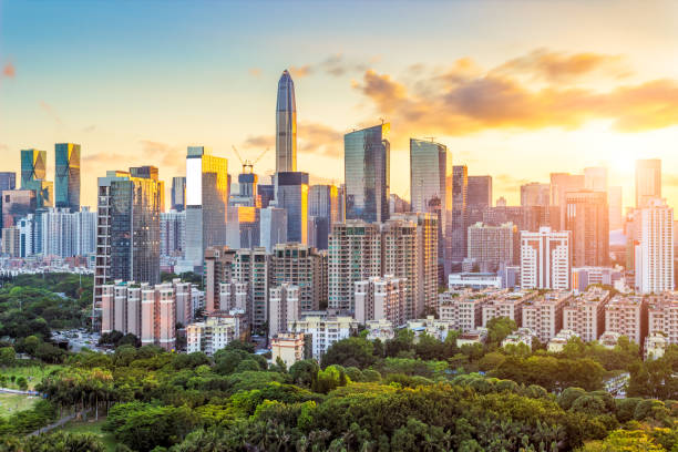 istock Shenzhen city center skyline 966794744