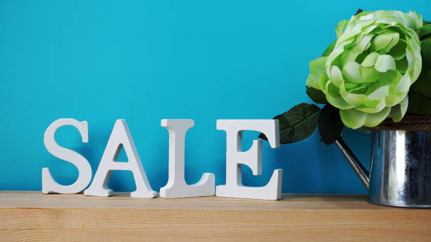 istock sale alphabet letter with space background 966795958