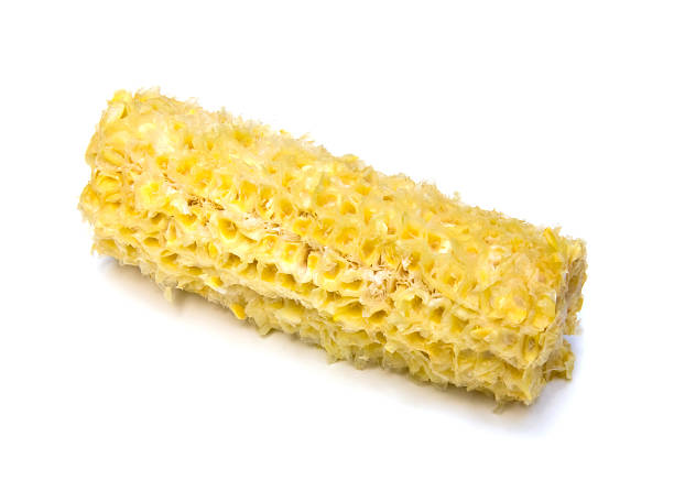 Eaten Corn on the Cob corn cob eaten stock pictures, royalty-free photos & images