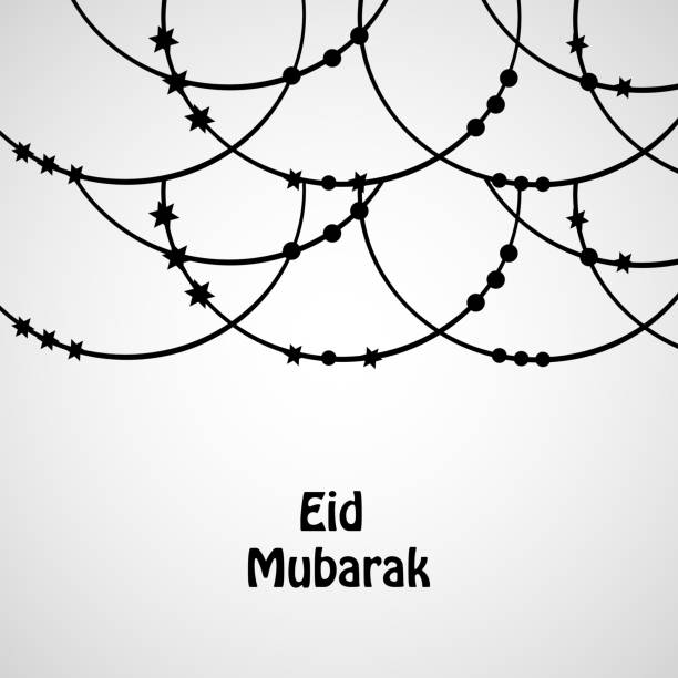 иллюстрация мусульманского праздника ид фон - star wishing god child stock illustrations