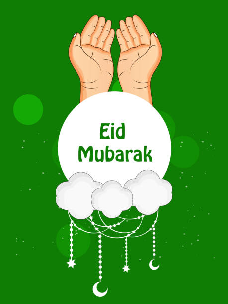 ilustraciones, imágenes clip art, dibujos animados e iconos de stock de ilustración de fondo de eid festival musulmán - star wishing god child