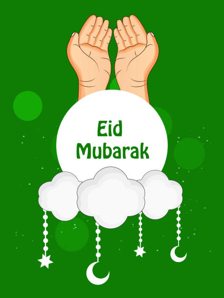 ilustraciones, imágenes clip art, dibujos animados e iconos de stock de ilustración de fondo de eid festival musulmán - star wishing god child