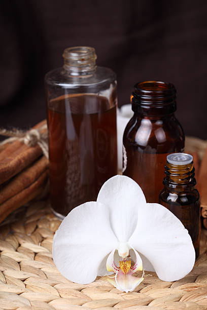 istock Aromatherapy and organic oils, body care 96681412
