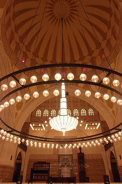 istock Al-Fateh Grand Mosque in Bahrain - inside view 96681611