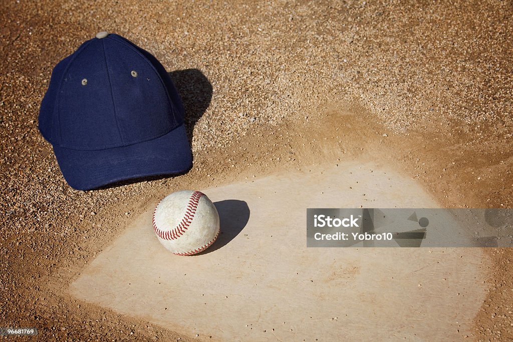 Sfondo di Baseball - Foto stock royalty-free di Berretto da baseball
