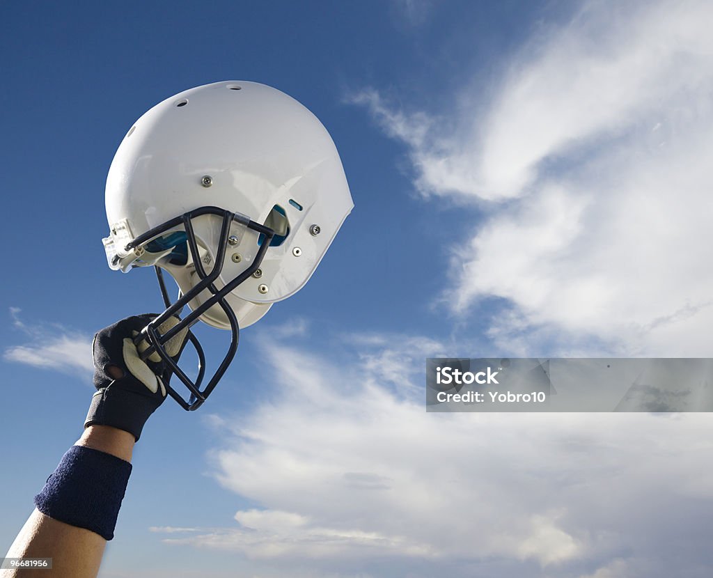 Футбольный шлем Triumph (большая - Стоковые фото Футбольный шлем роялти-фри
