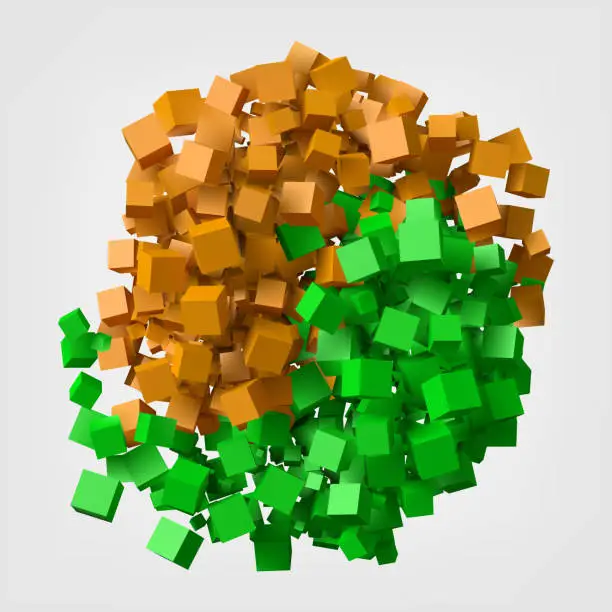 Free difference two cubes cube cub relative complement geometry ...