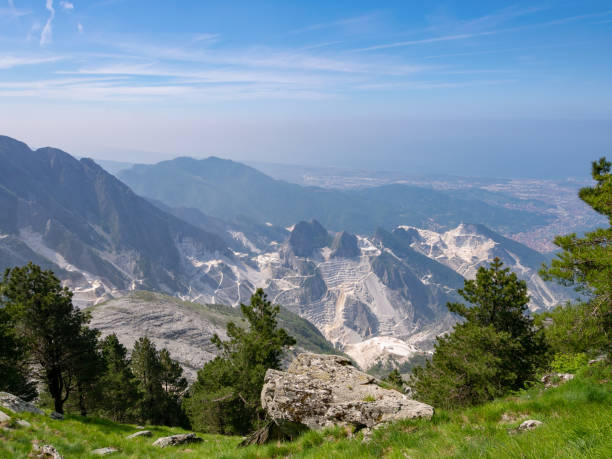 istock Marble quarry in the Apuan Alps, Italy. 966823378