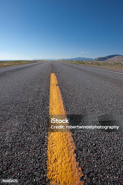 Middle Of The Road Stock Photo - Download Image Now - Adventure, Anticipation, Aspirations